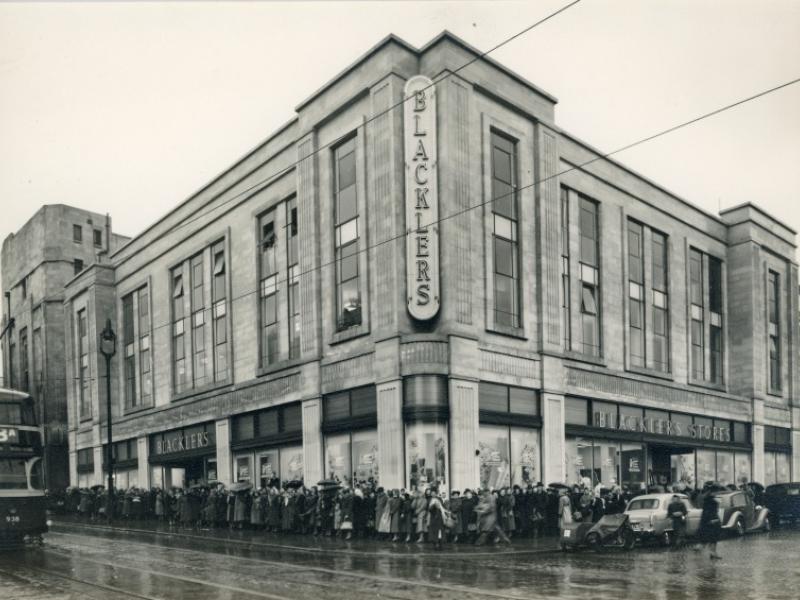 Photograph Of Rebuilt Blackler's Department Store 