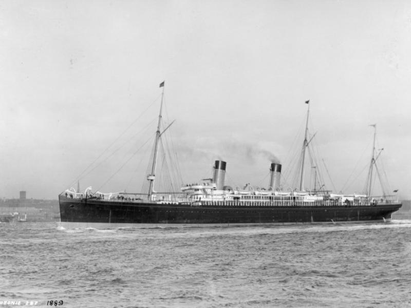 Photograph of Teutonic, White Star Line | National Museums Liverpool